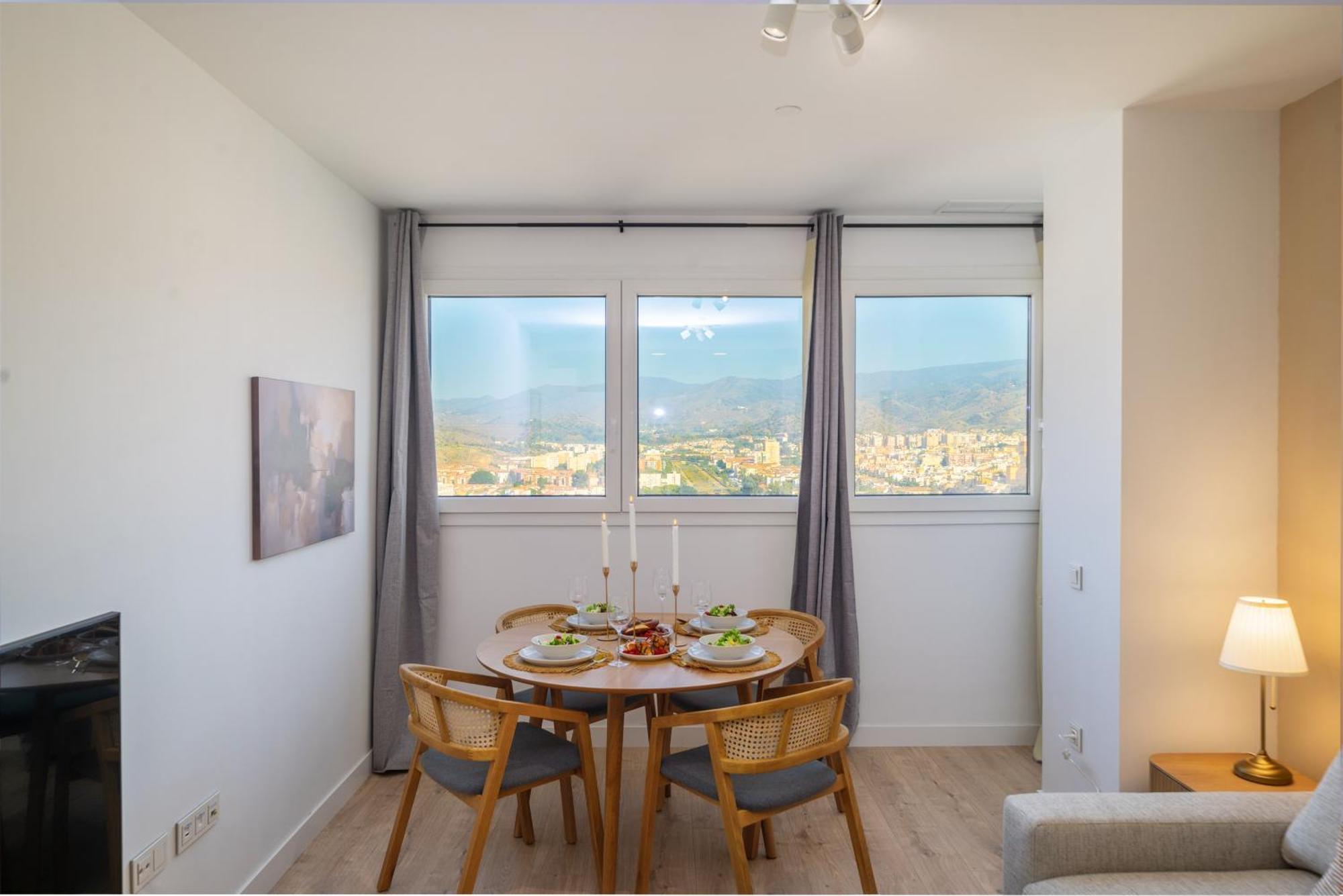 Appartamento Xpce Urban 3 Malaga Skyline - Parking Free Esterno foto